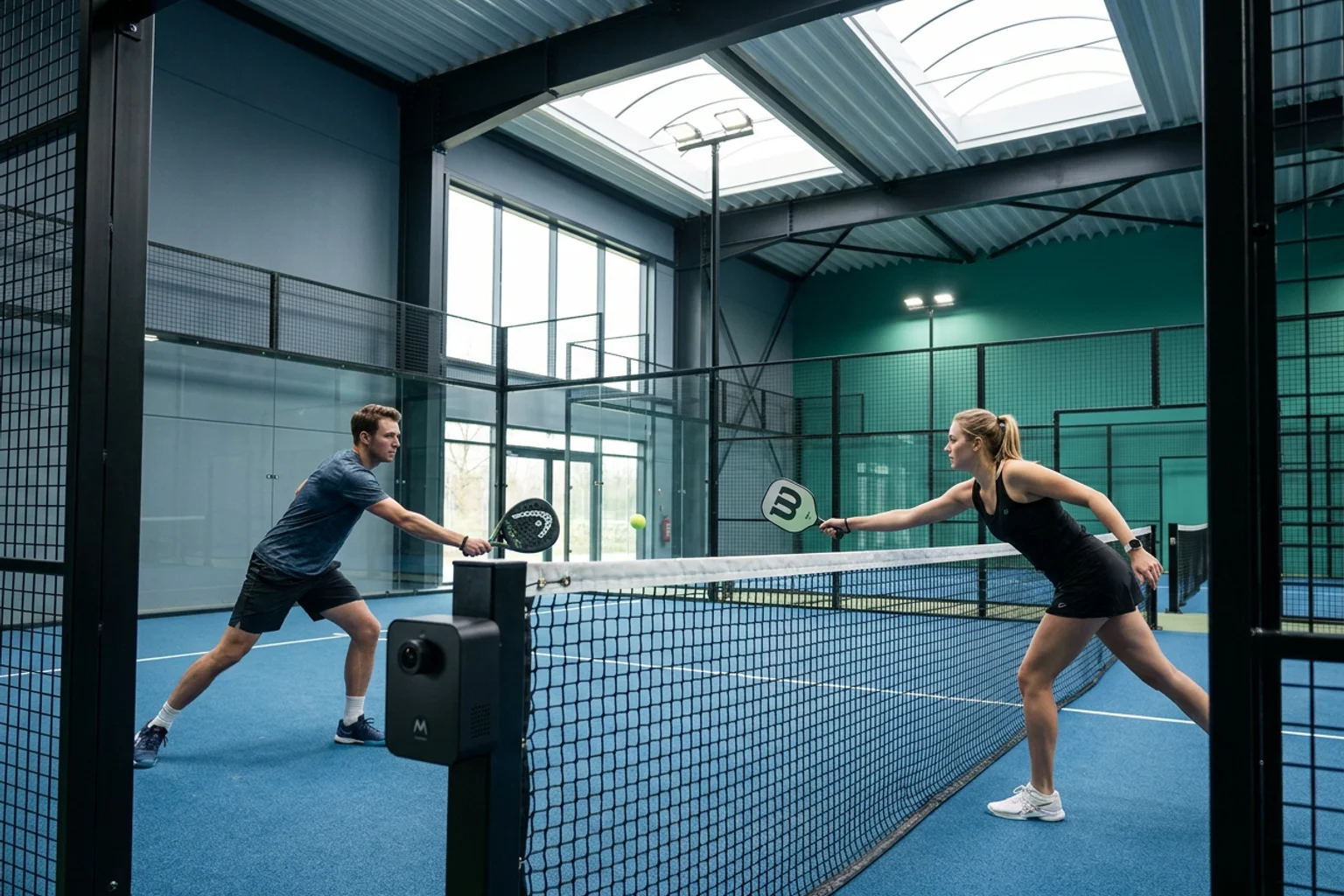 Conceptual illustration for Democratizing Hawk-Eye: Sub-$1,000 Edge Computer Vision for Smart Racket Courts